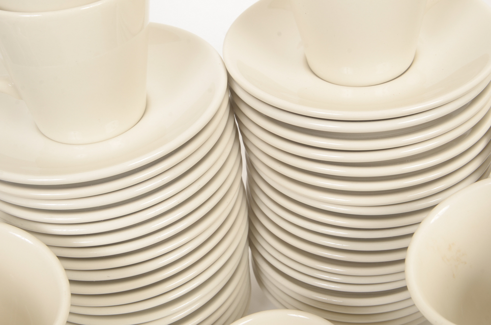 40 Sets of Homer Laughlin Cups and Saucers