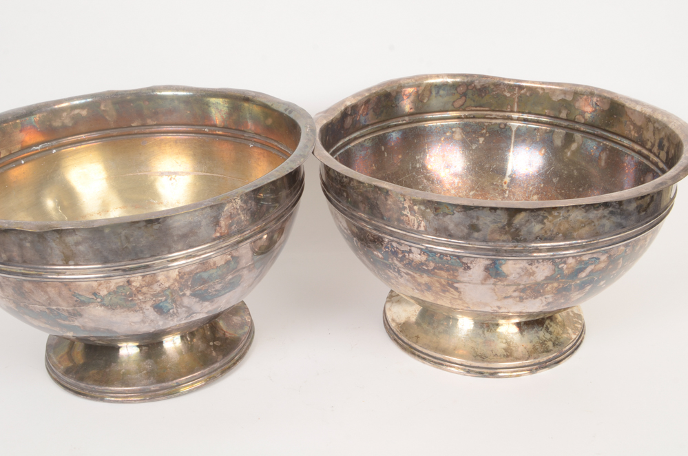 Set of Silver Plated Bowls