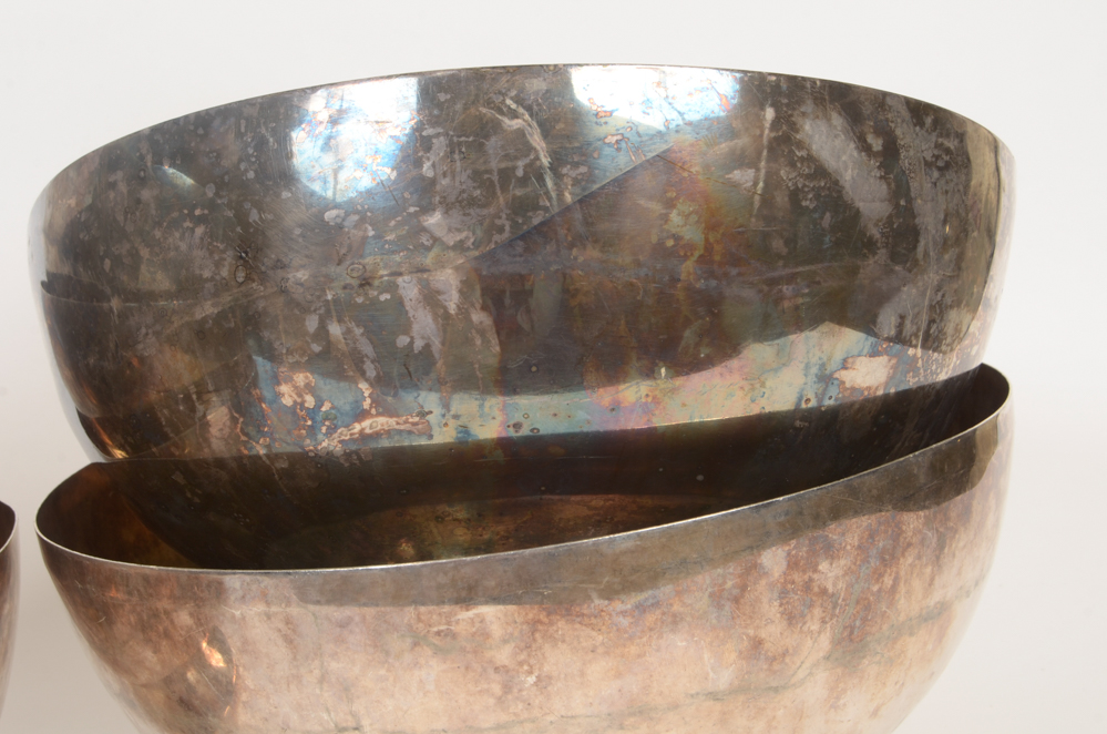 Set of Silver Plated Bowls