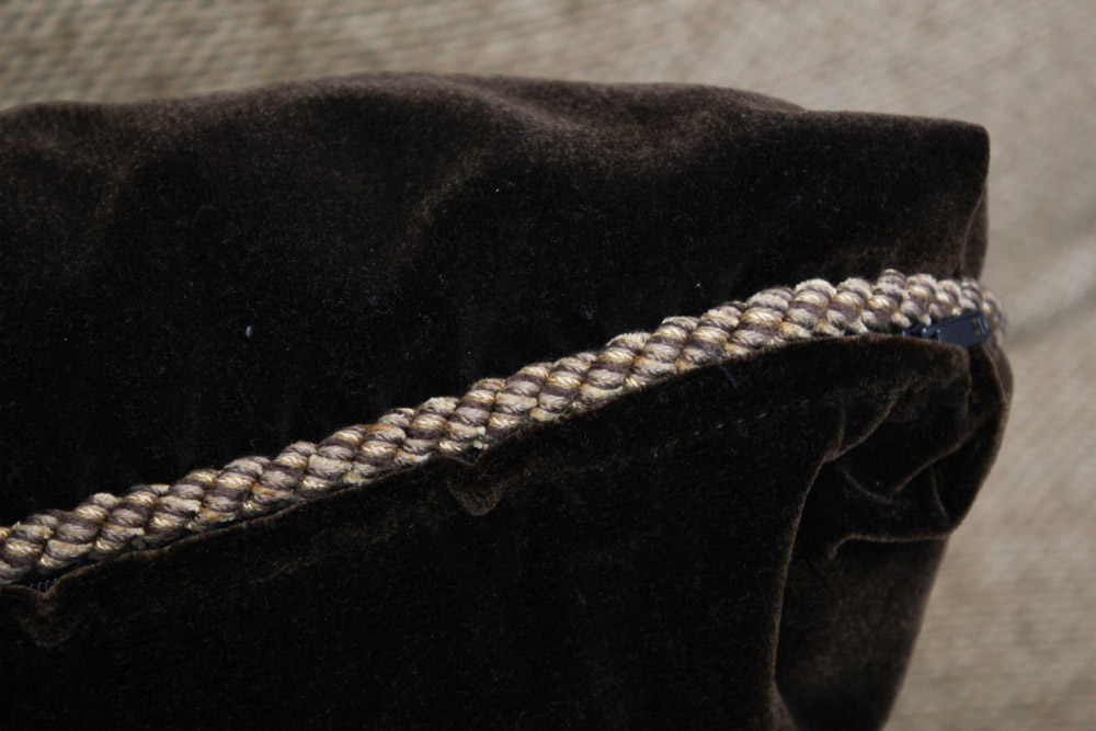 Bernhardt Leather and Fabric Oversized Armchair