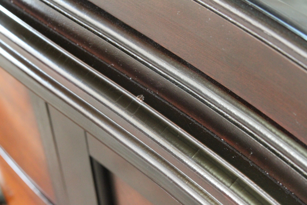 Contemporary Glazed-Door China Cabinet