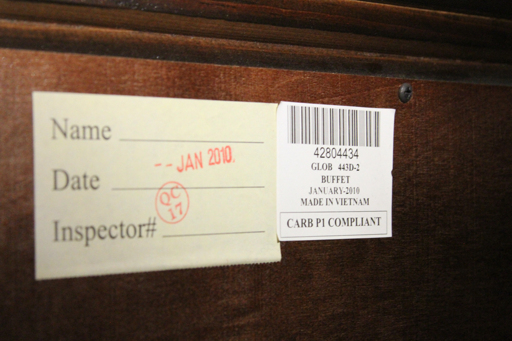 Contemporary Glazed-Door China Cabinet