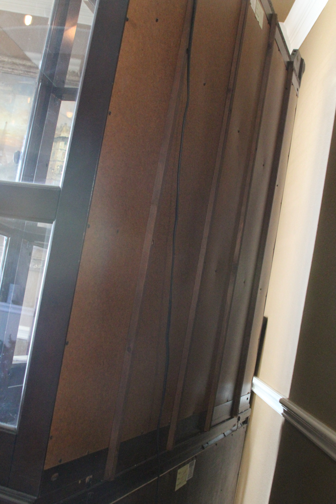 Contemporary Glazed-Door China Cabinet