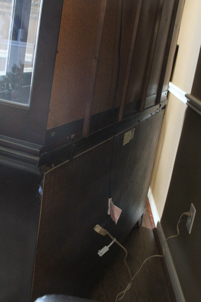 Contemporary Glazed-Door China Cabinet