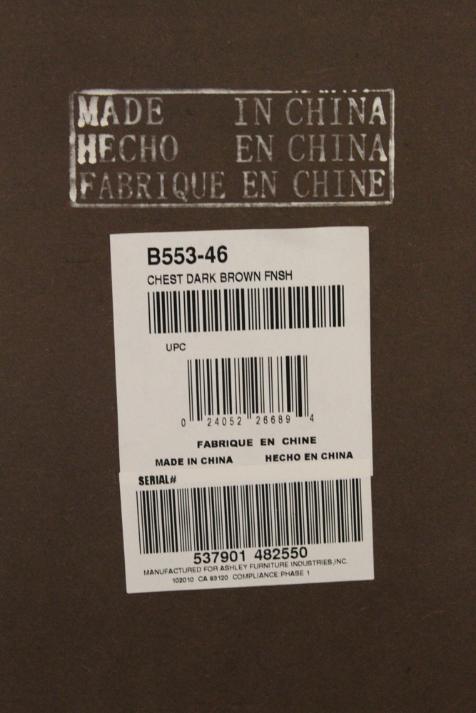 Ashley Furniture "North Shore" Five Drawer Chest