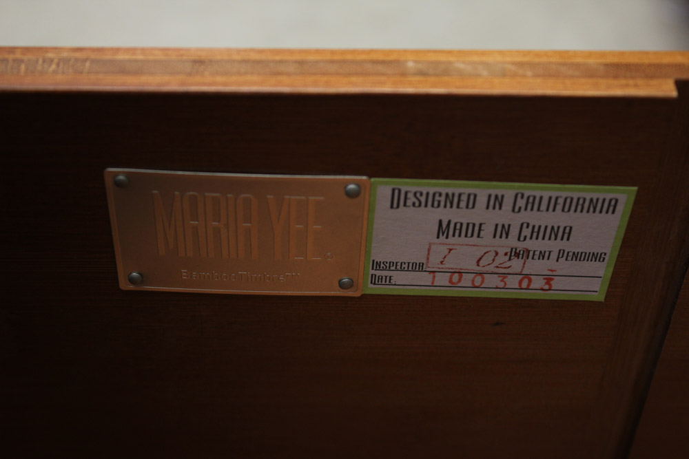 Maria Yee Bamboo Timbre Media Console