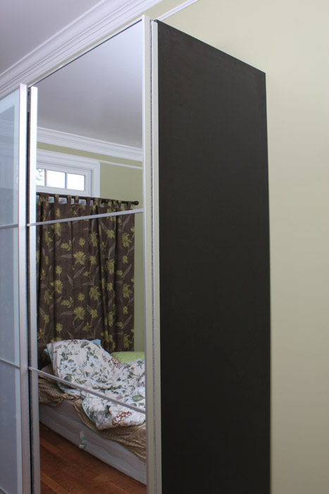 Ikea Mirrored Cabinet with Sliding Door