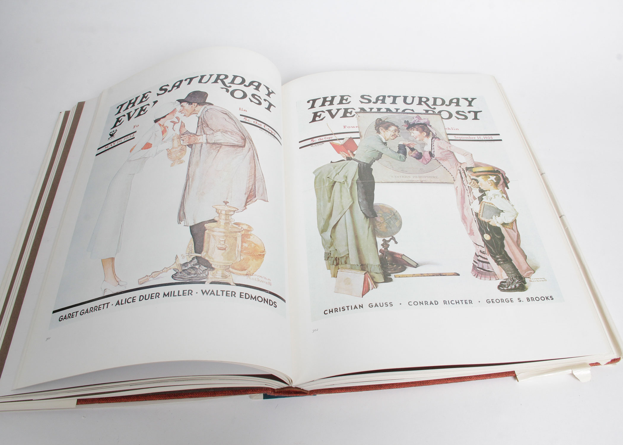 Norman Rockwell Collector Plates and Coffee Table Book