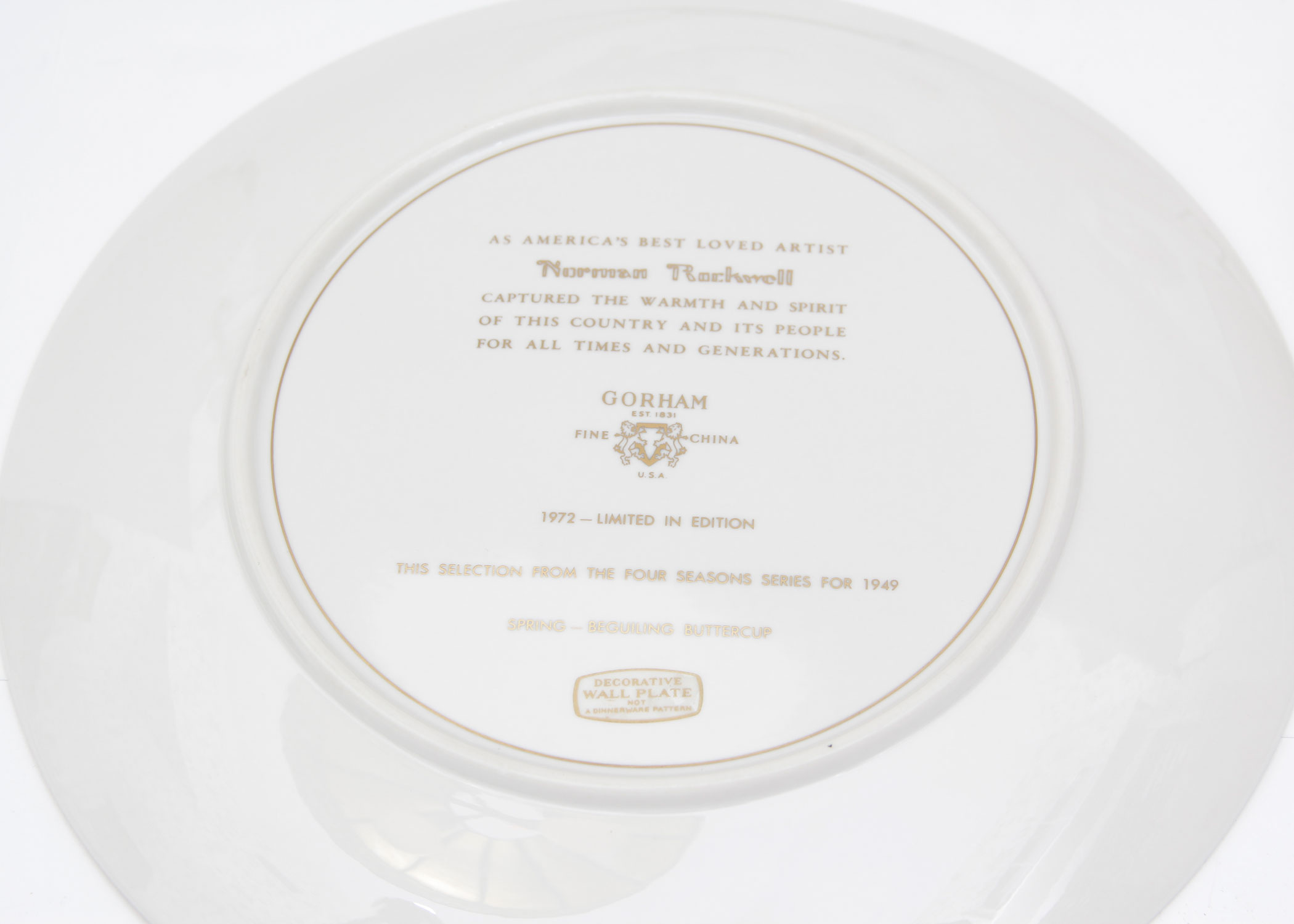 Norman Rockwell Collector Plates and Coffee Table Book