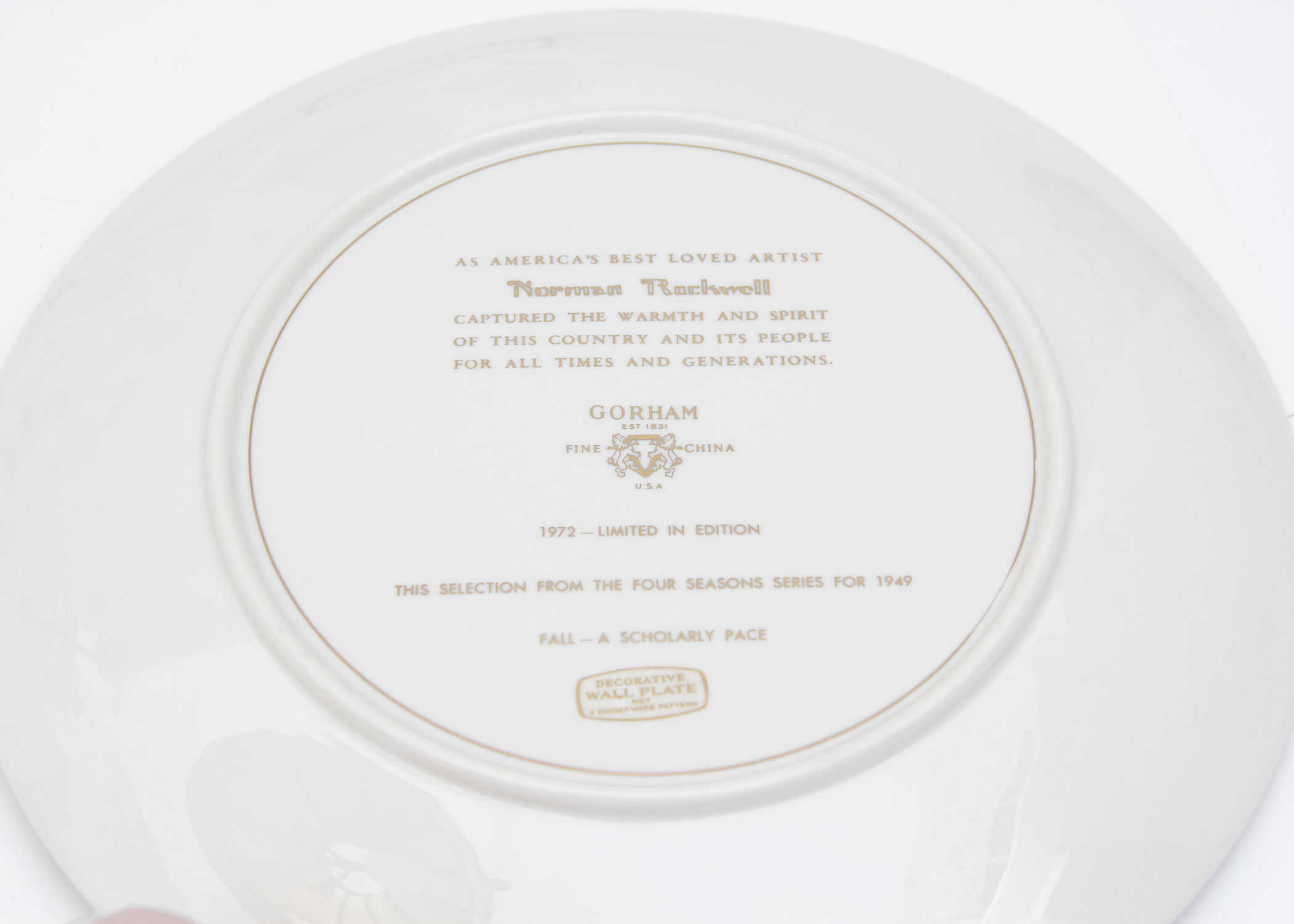 Norman Rockwell Collector Plates and Coffee Table Book