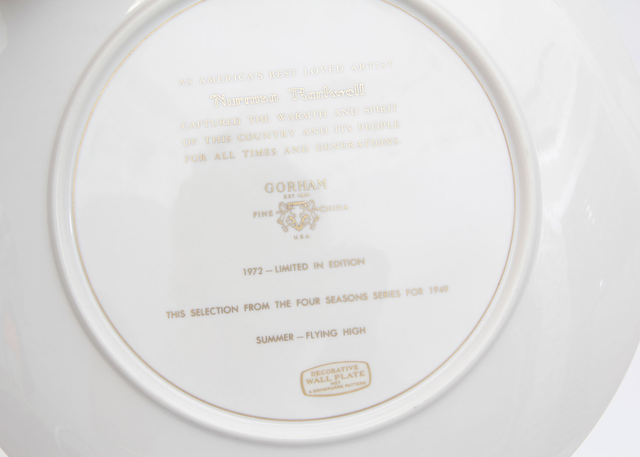 Norman Rockwell Collector Plates and Coffee Table Book