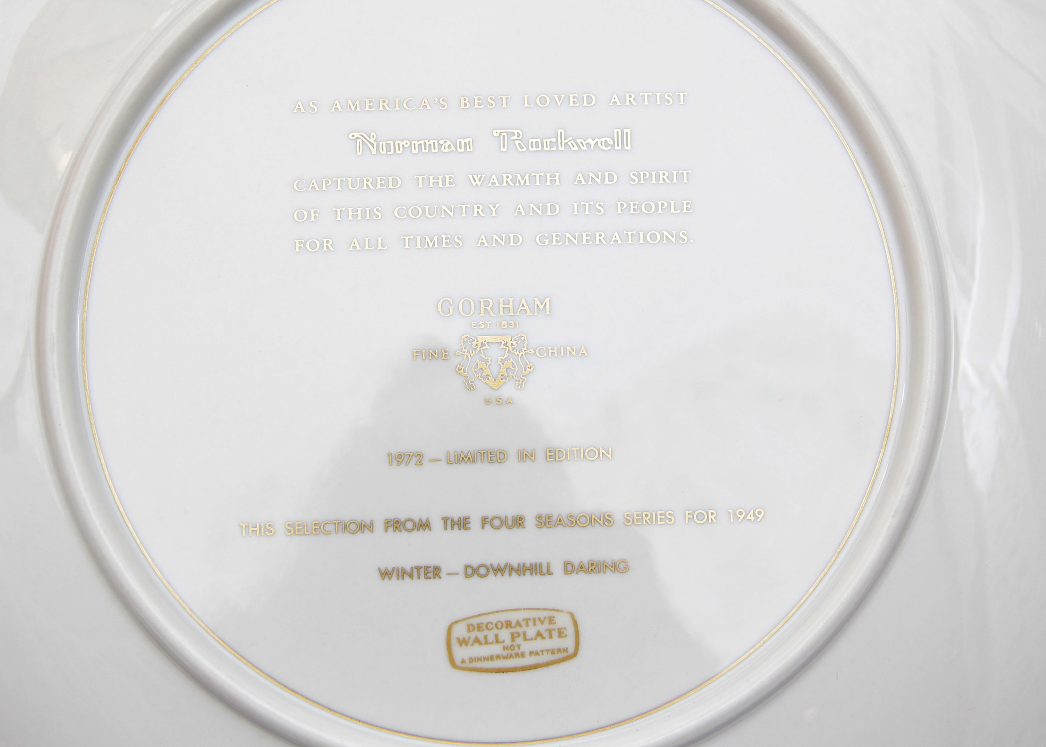 Norman Rockwell Collector Plates and Coffee Table Book