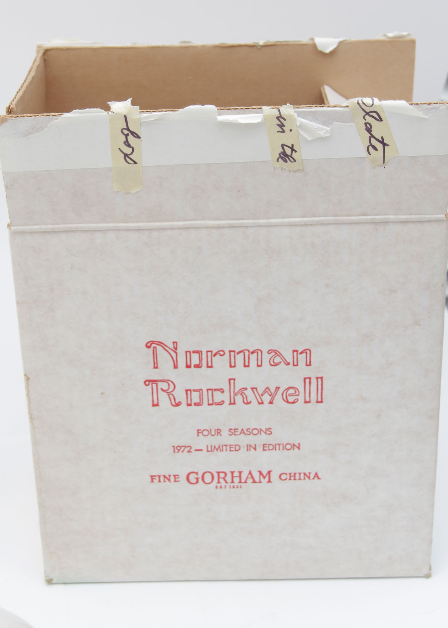 Norman Rockwell Collector Plates and Coffee Table Book