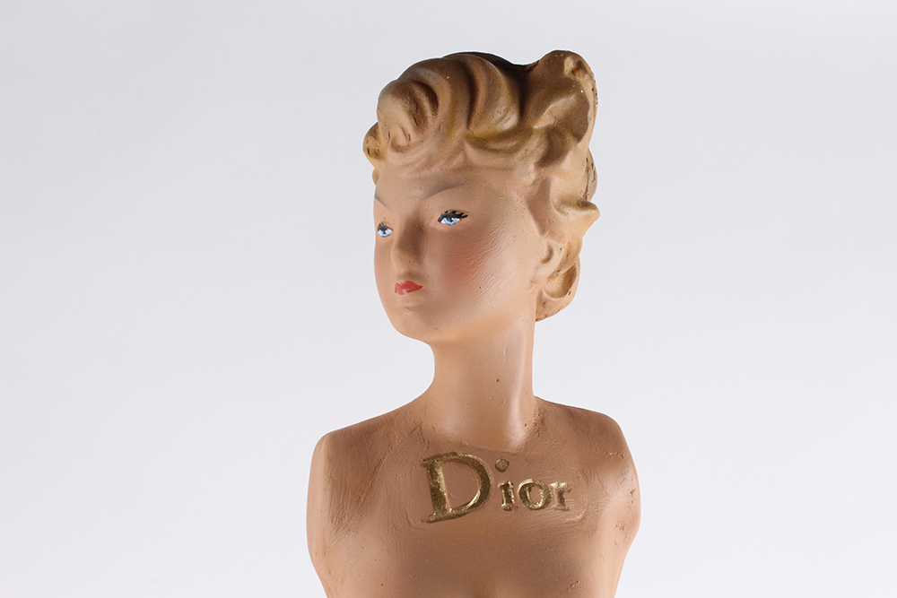 Vintage Dior Nude Ceramic Mannequin
