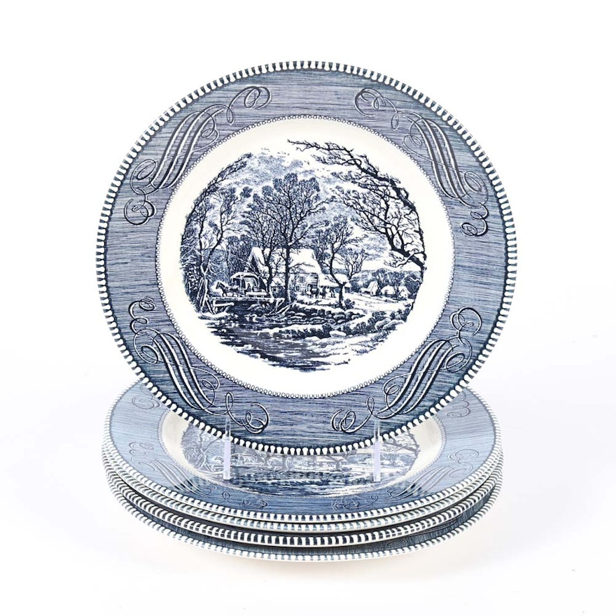 Royal China "Currier and Ives" Plates