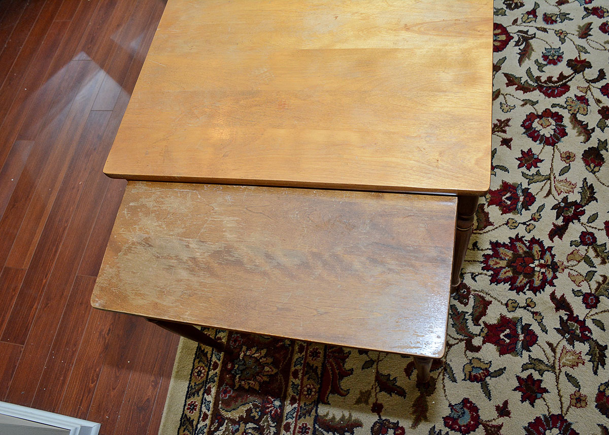 Vintage Nesting Side Tables