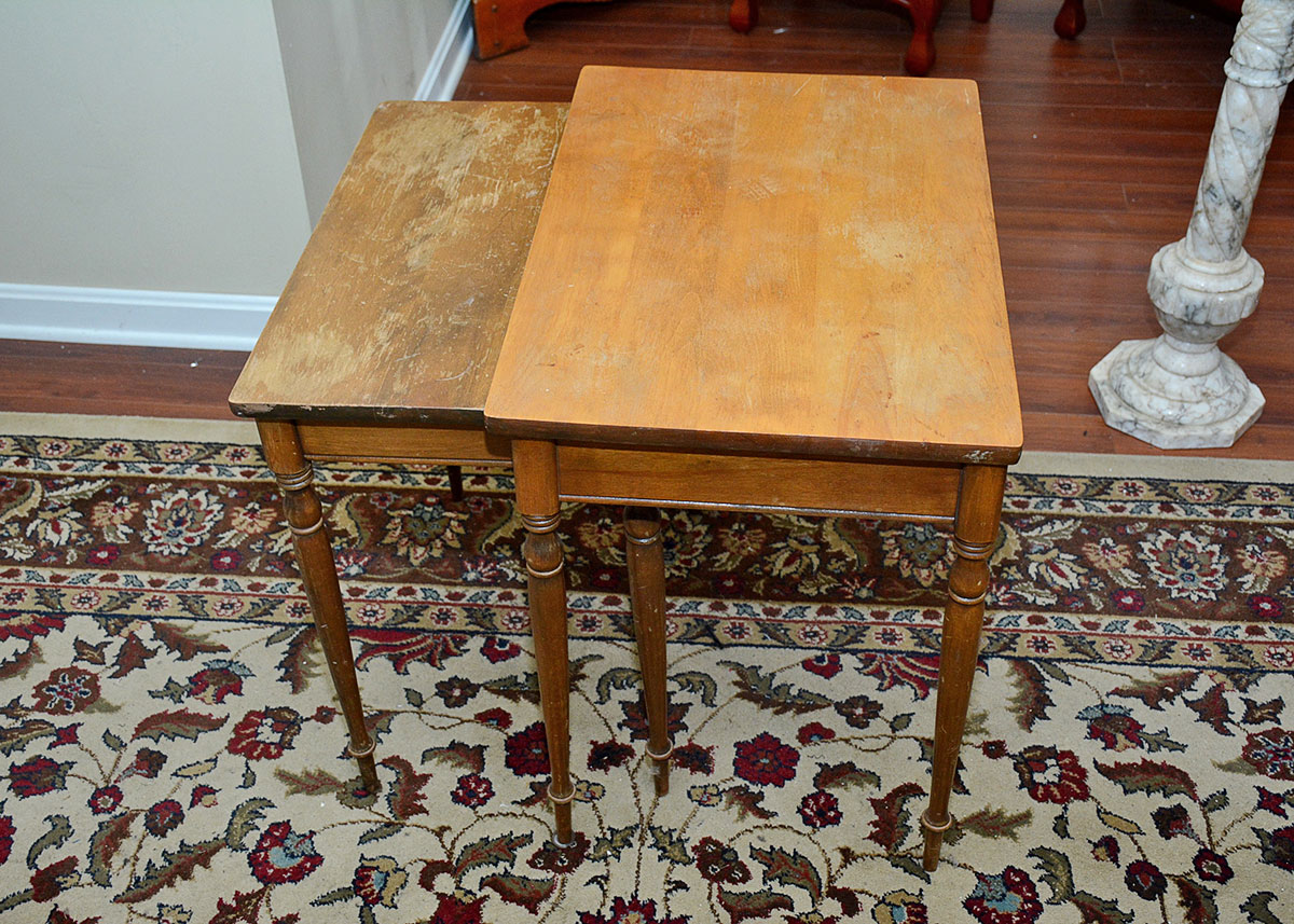 Vintage Nesting Side Tables