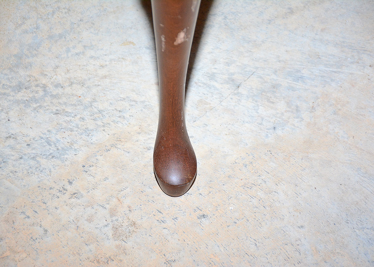 Mersman Furniture Glass Top Mahogany End Tables