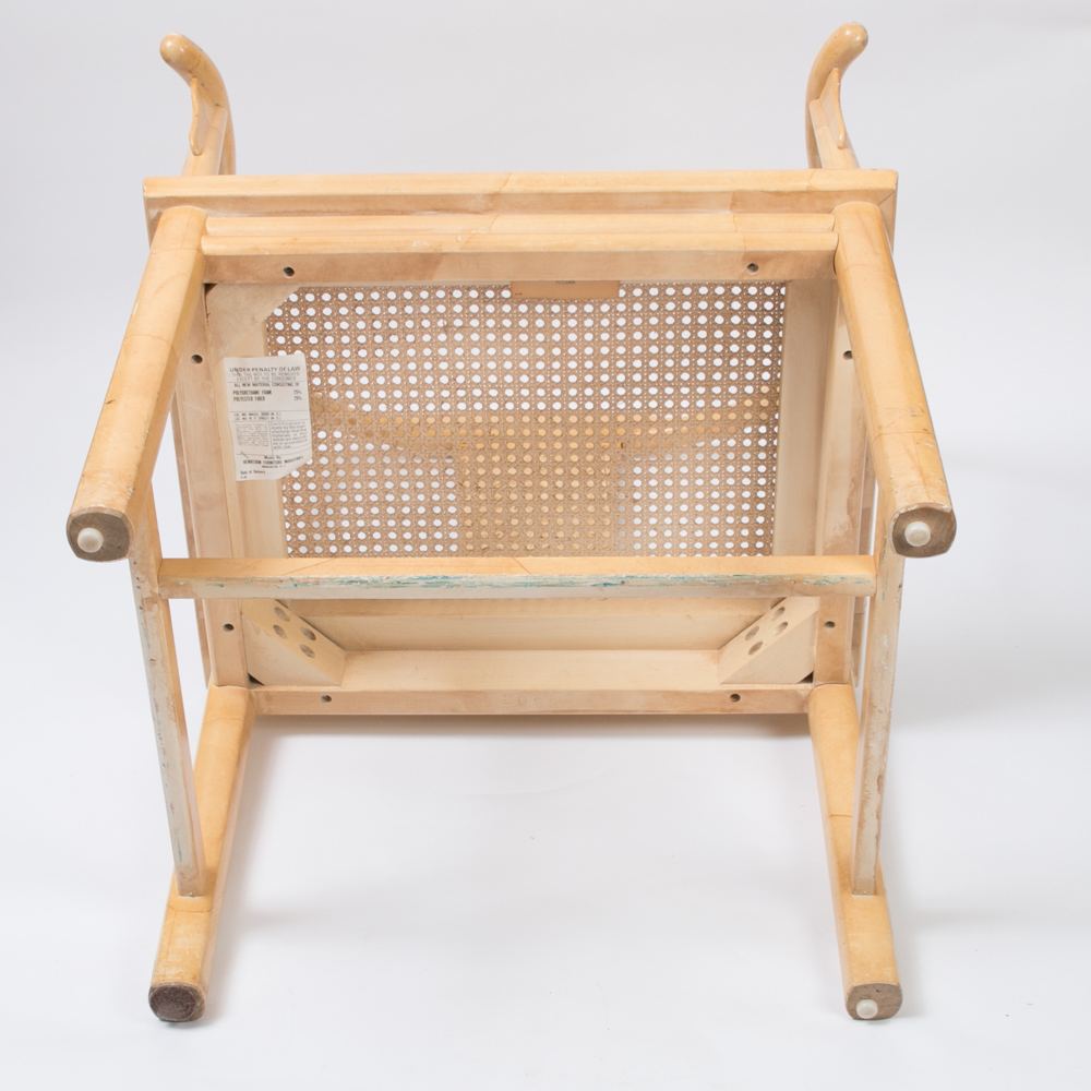 Henredon Marbleized Chinoiserie Dragon Motif Armchairs