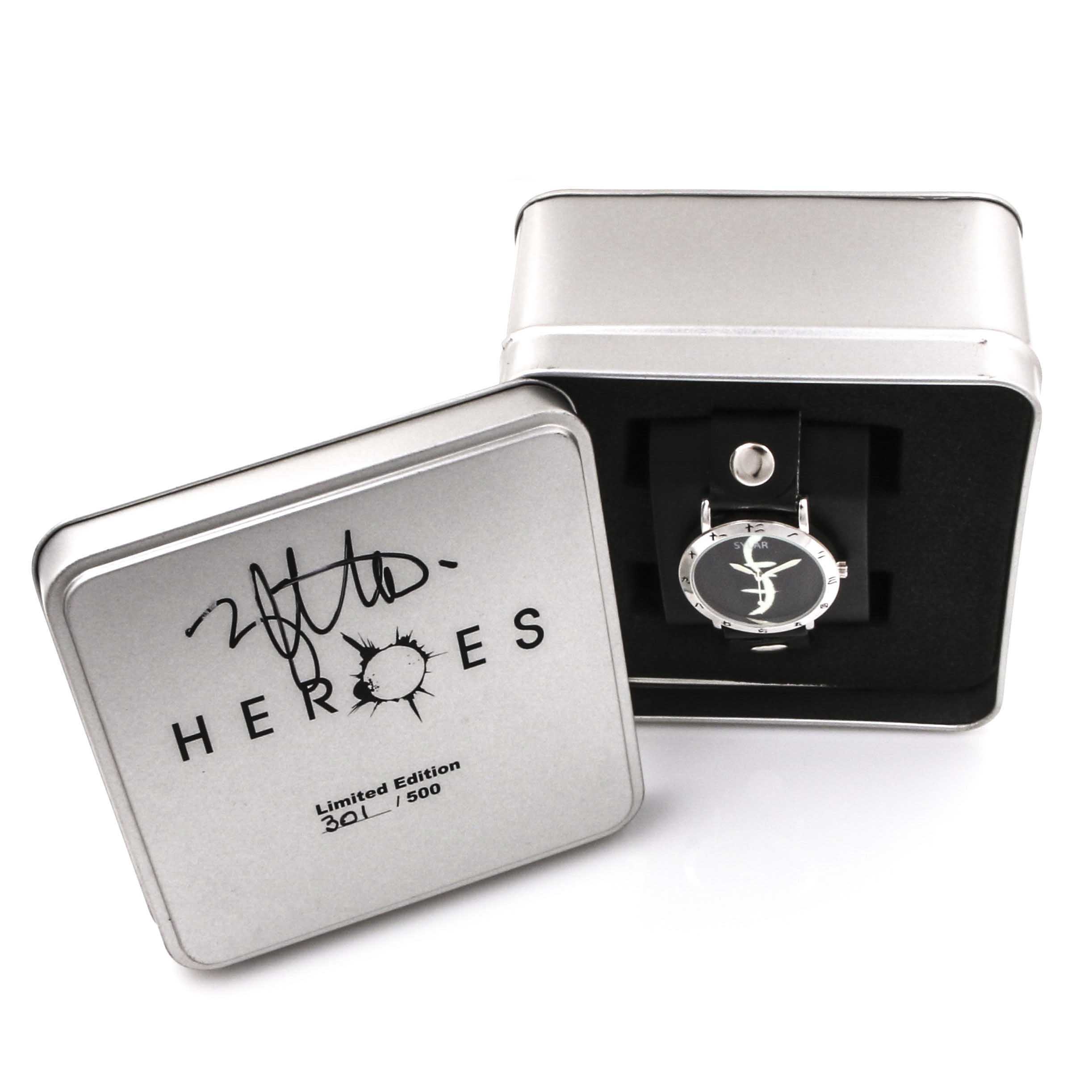 Sylar "Heroes" Limited Edition Watch With Box Signed by Zachary Quinto
