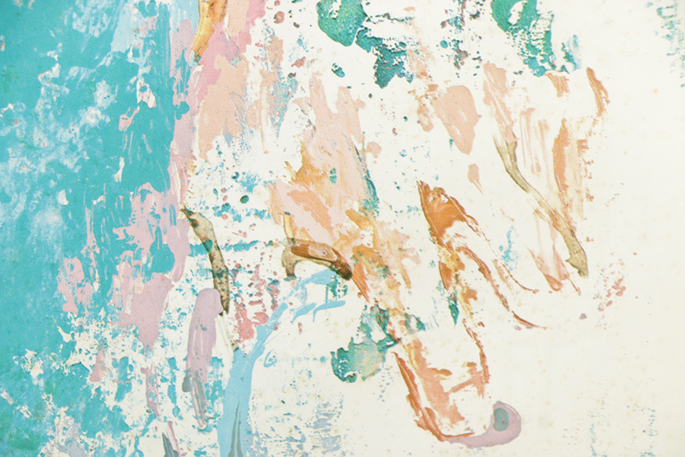 LeRoy Neiman Offset Lithograph on Paper "Joe Namath"