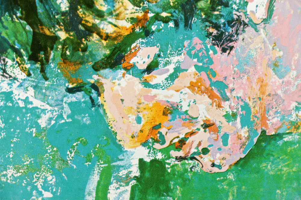 LeRoy Neiman Offset Lithograph on Paper "Joe Namath"