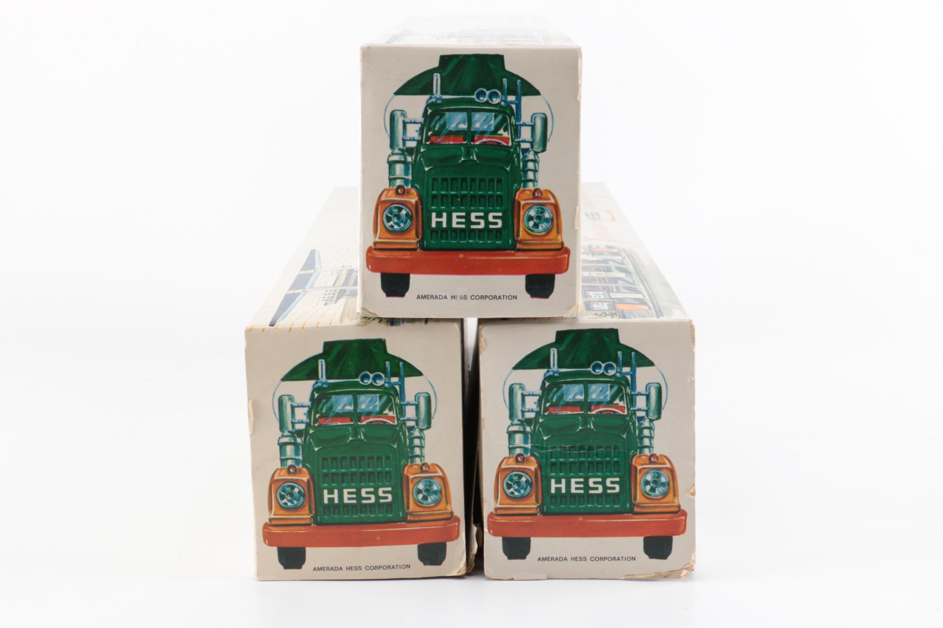 1970s Hess Toy Trucks