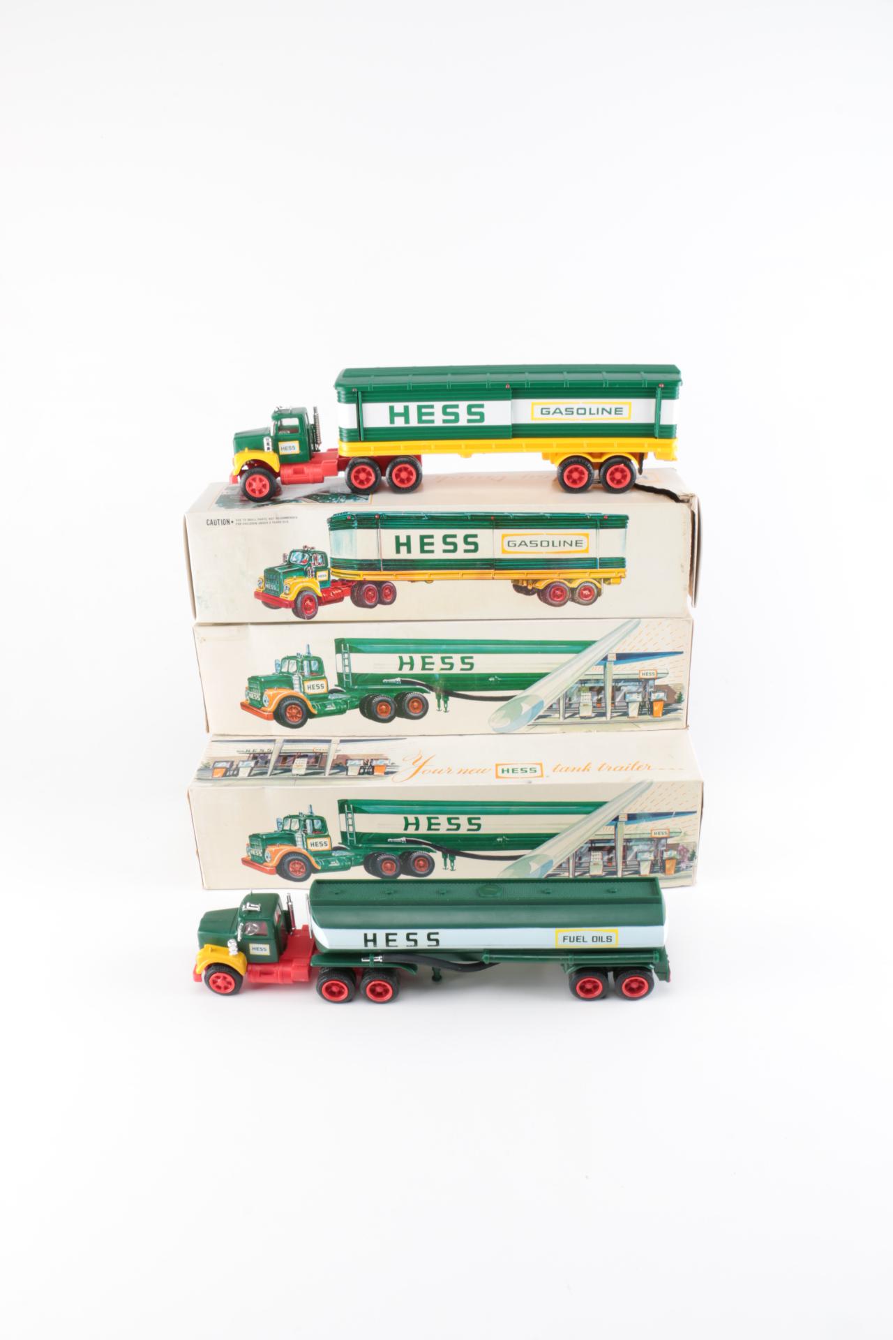 1970s Hess Toy Trucks