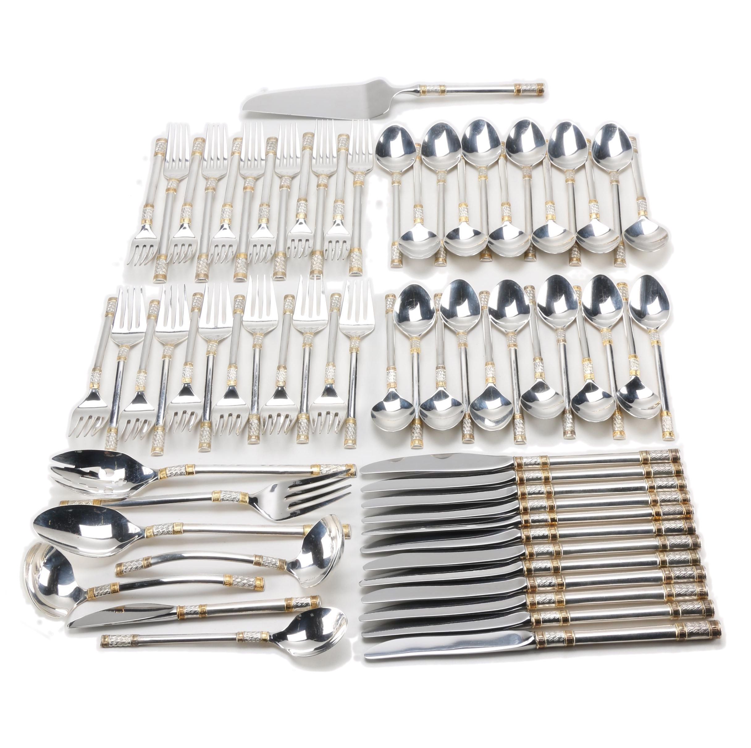 Wallace "Golden Aegean Weave" Sterling Silver Flatware Set