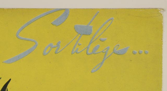 Sortilége by Le Galion Vintage Offset Lithograph French Ad