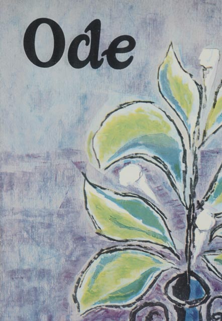 Ode by Guerlain Vintage Original Offset Lithograph French Ad