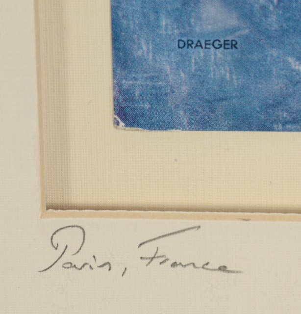 Ode by Guerlain Vintage Original Offset Lithograph French Ad