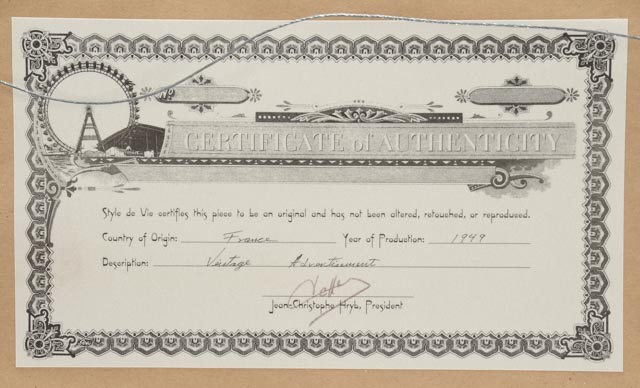 Ode by Guerlain Vintage Original Offset Lithograph French Ad