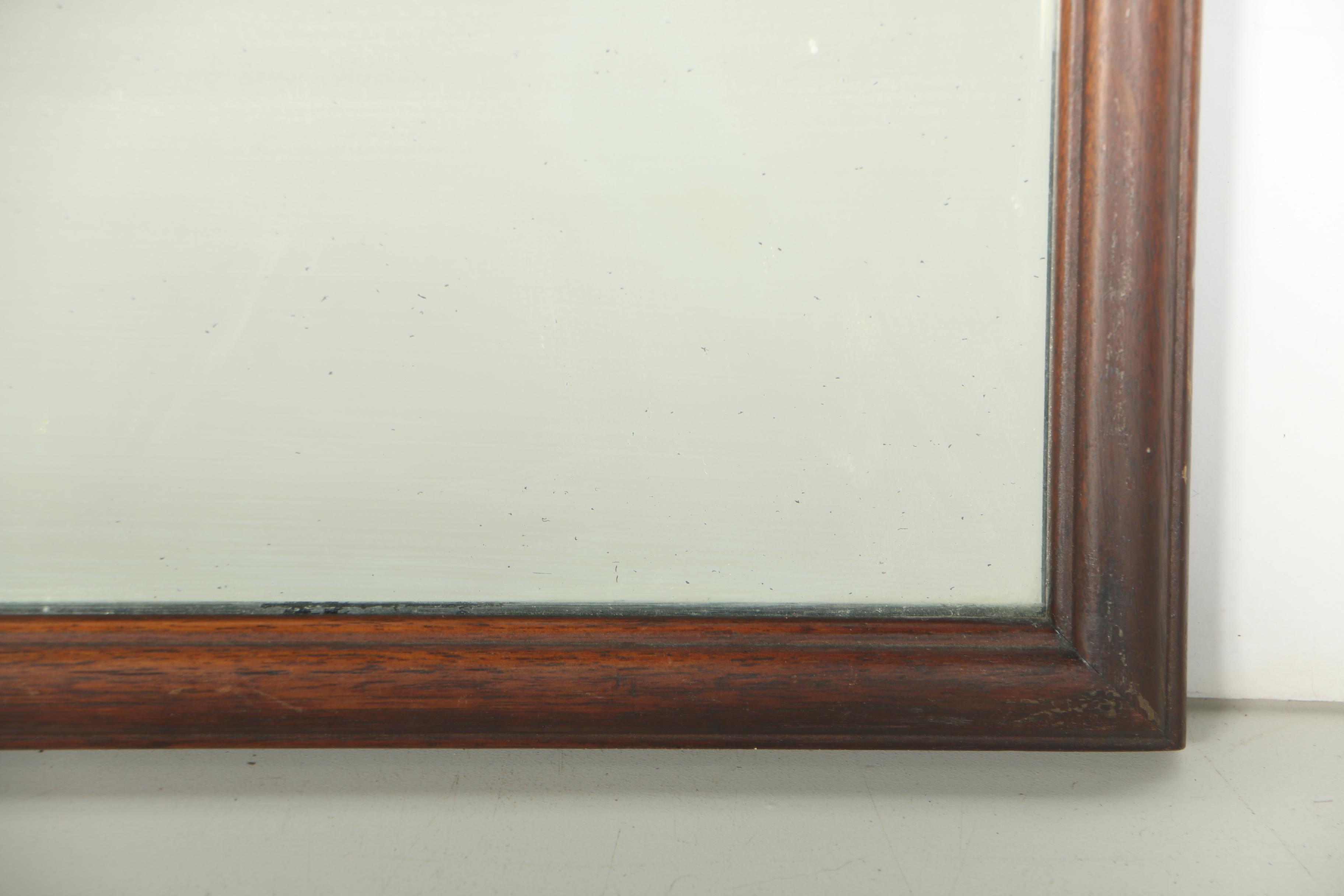 Vintage Georgian Style Burled Wall Mirror