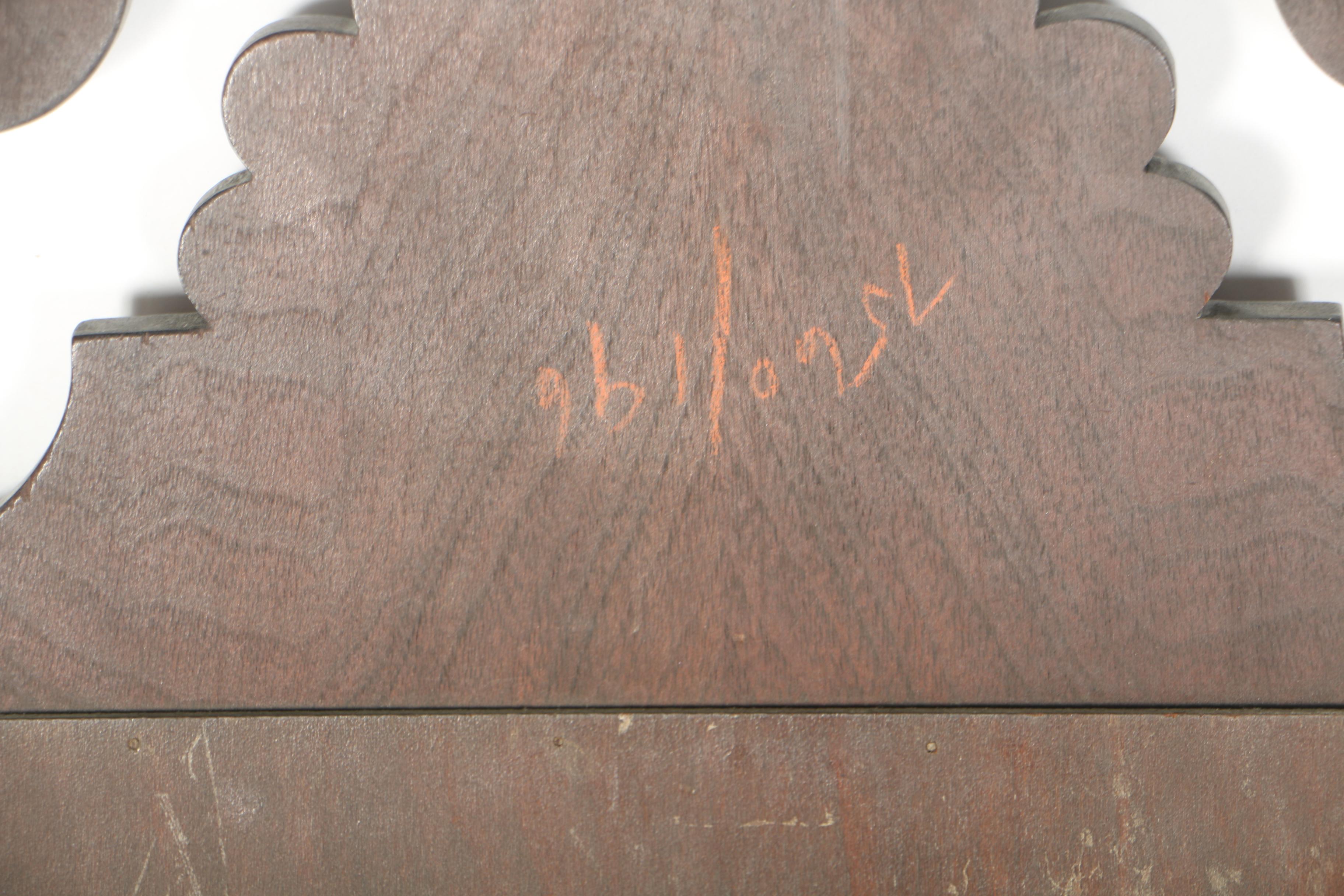 Vintage Georgian Style Burled Wall Mirror