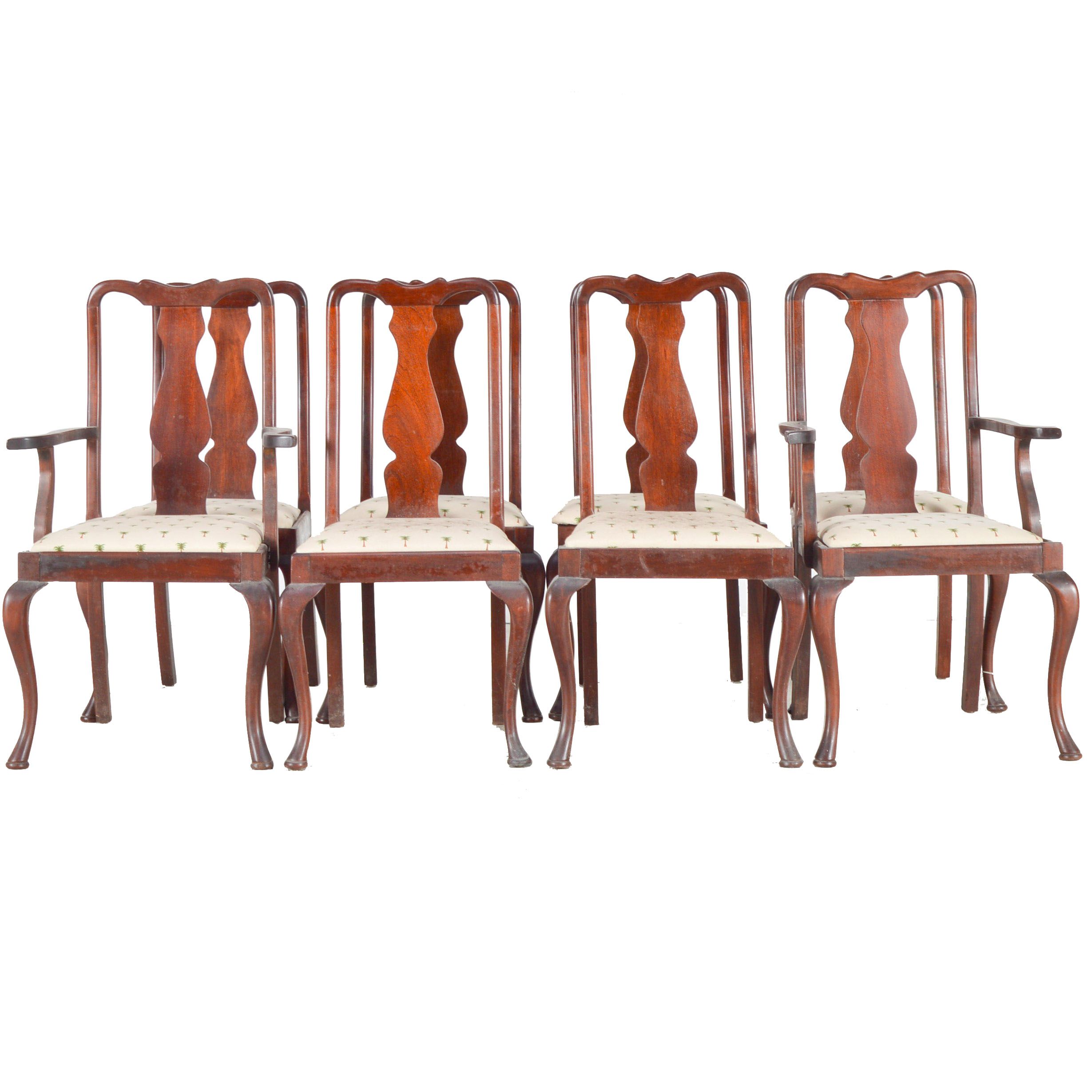 W. L. Kindred Walnut Dining Chairs