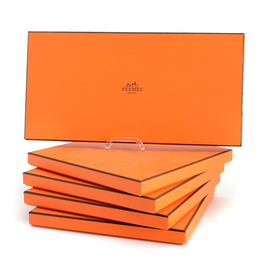 Hermès Flat Scarf Boxes