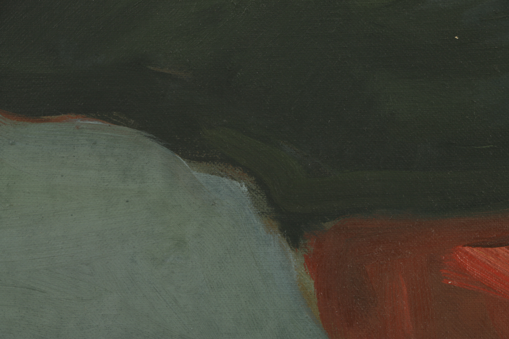 Original Oil Painting on Canvas of Seated Nude Woman