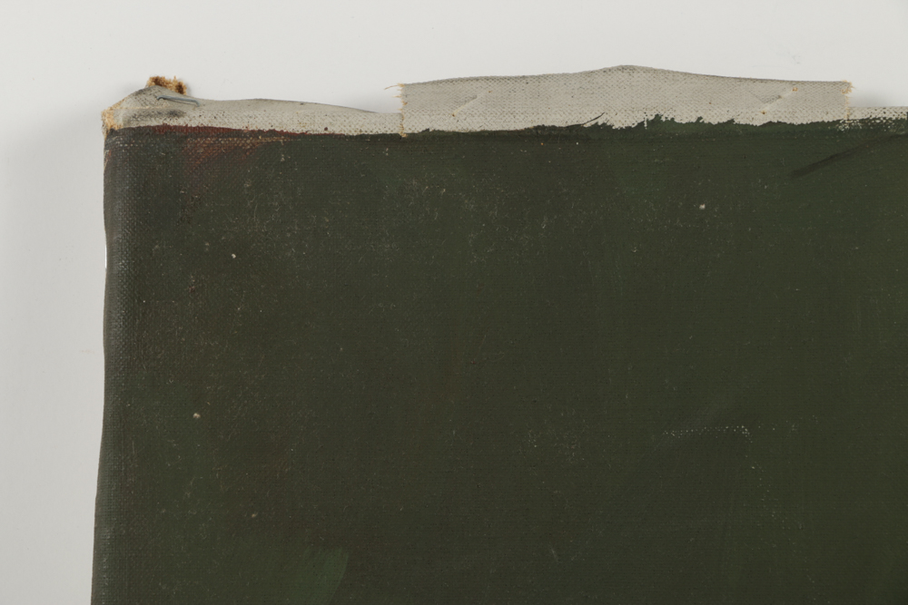 Original Oil Painting on Canvas of Seated Nude Woman