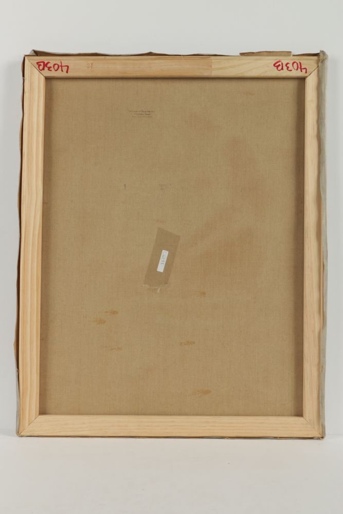 Original Oil Painting on Canvas of Seated Nude Woman