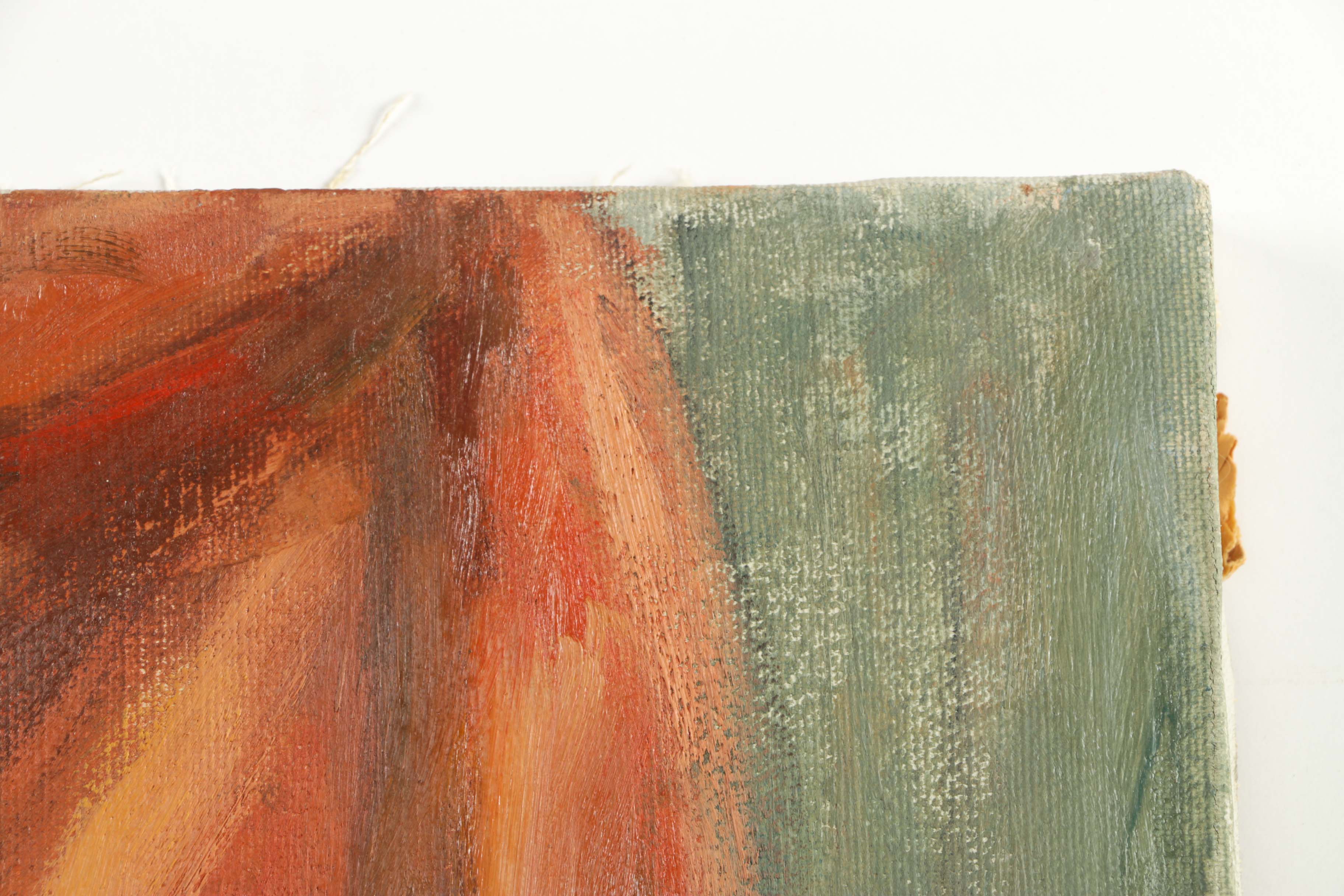 Vivian Reed Oil Painting on Canvas of Seated Nude Woman