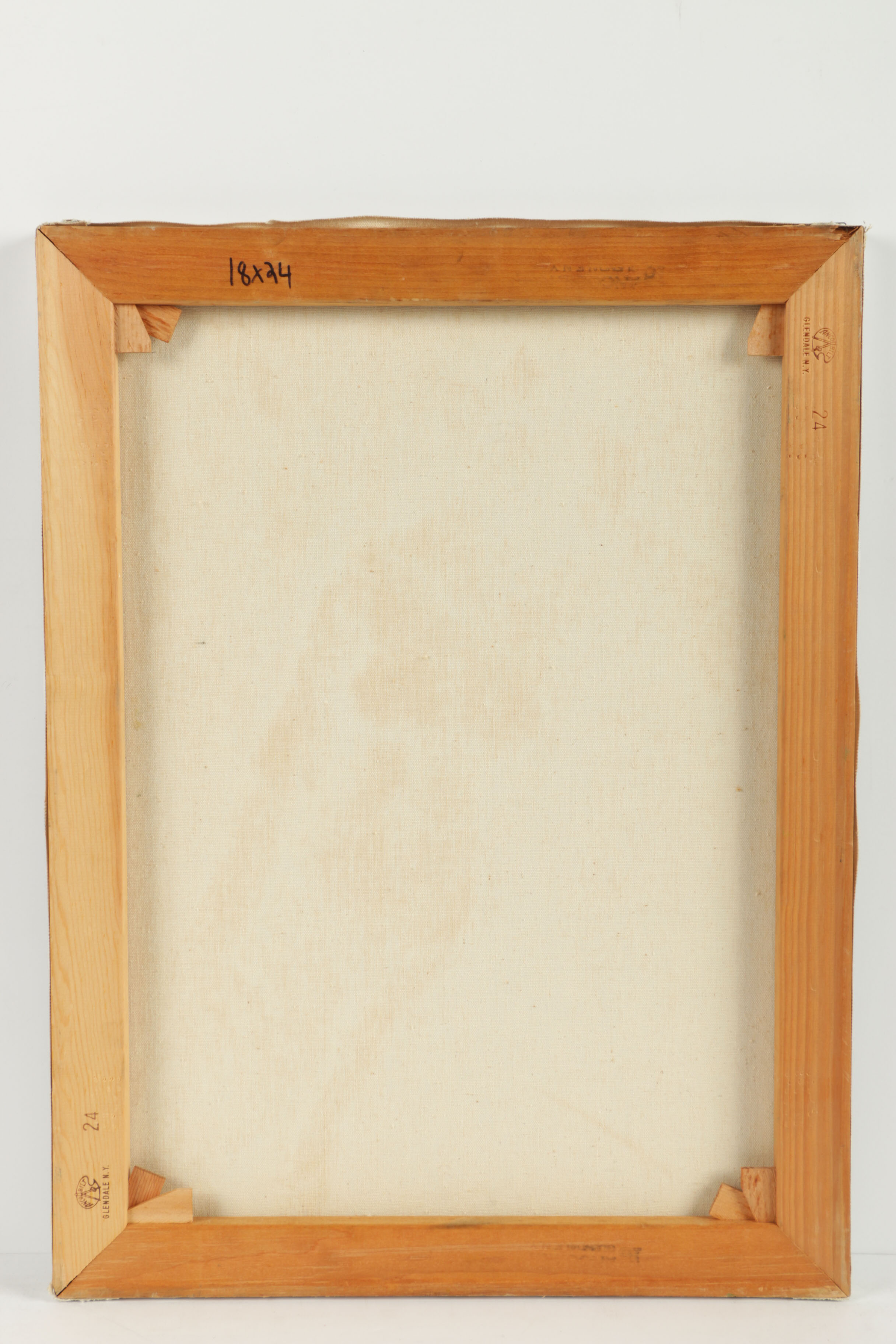 Original Oil Painting on Canvas of Seated Nude Woman