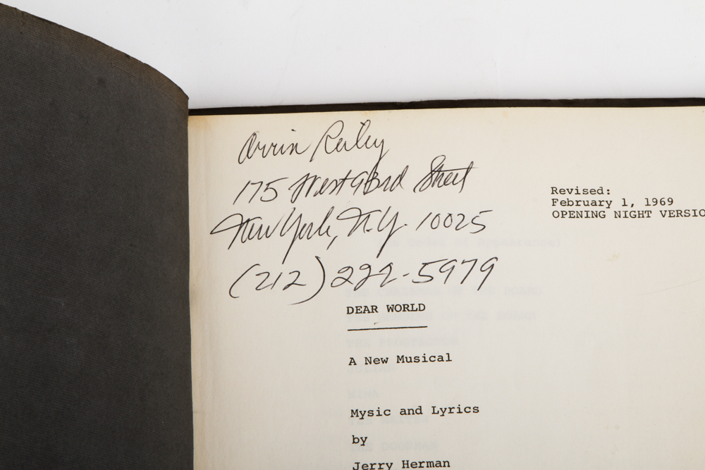 Collection of Angela Lansbury Memorabilia