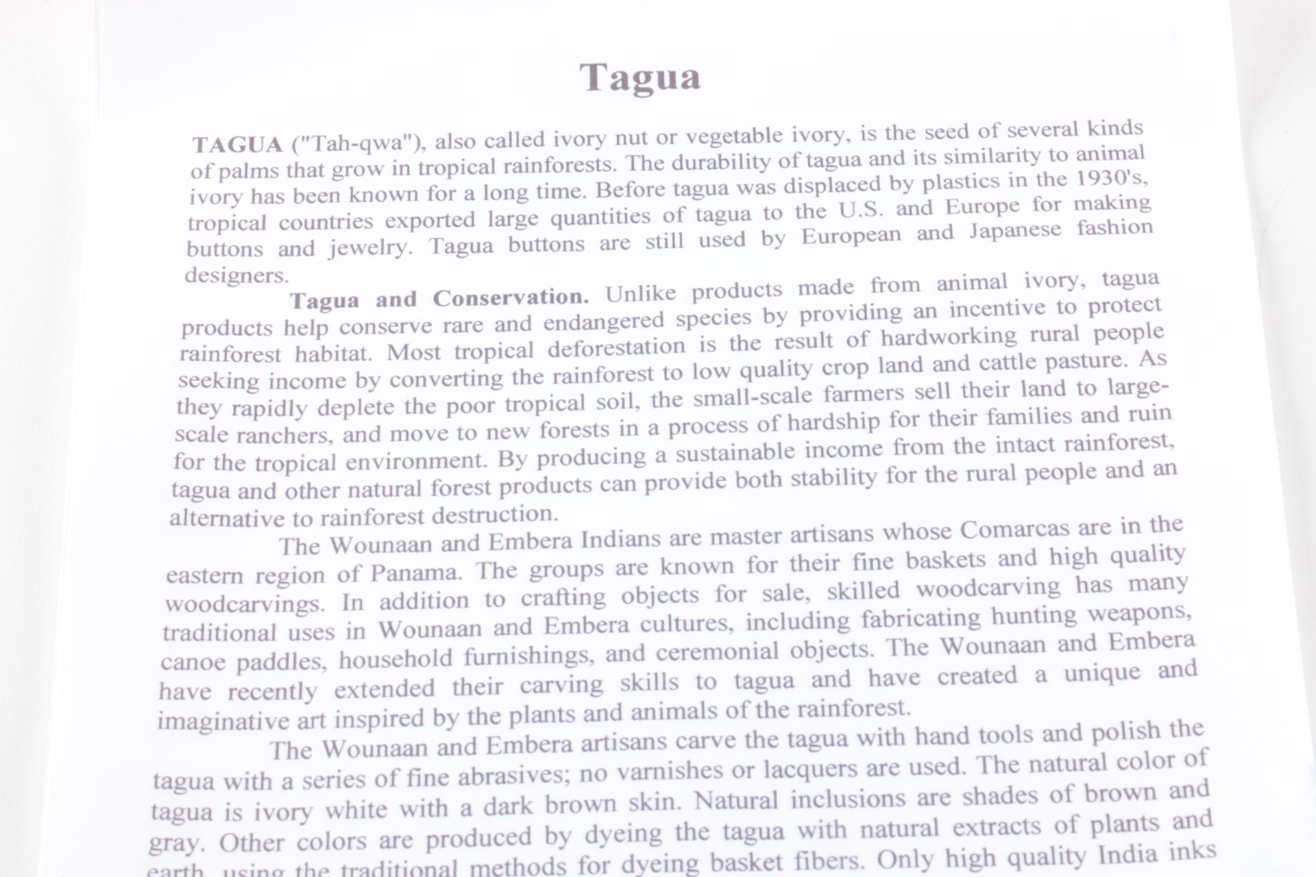 Hand Carved Tagua Panamanian Figurines