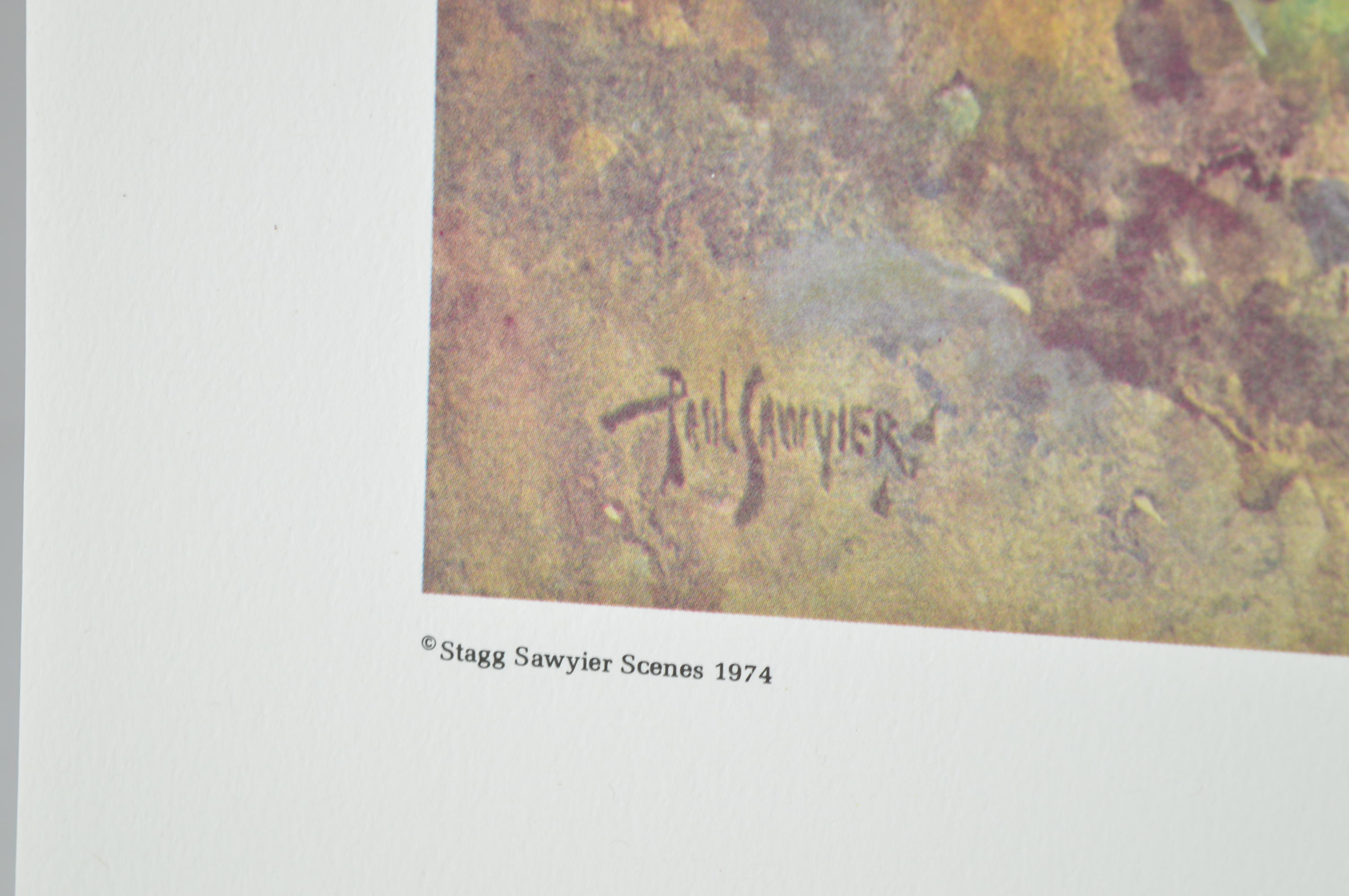 Paul Sawyier Limited Edition Prints "Knight's Bridge" and "View from Knight's Bridge"