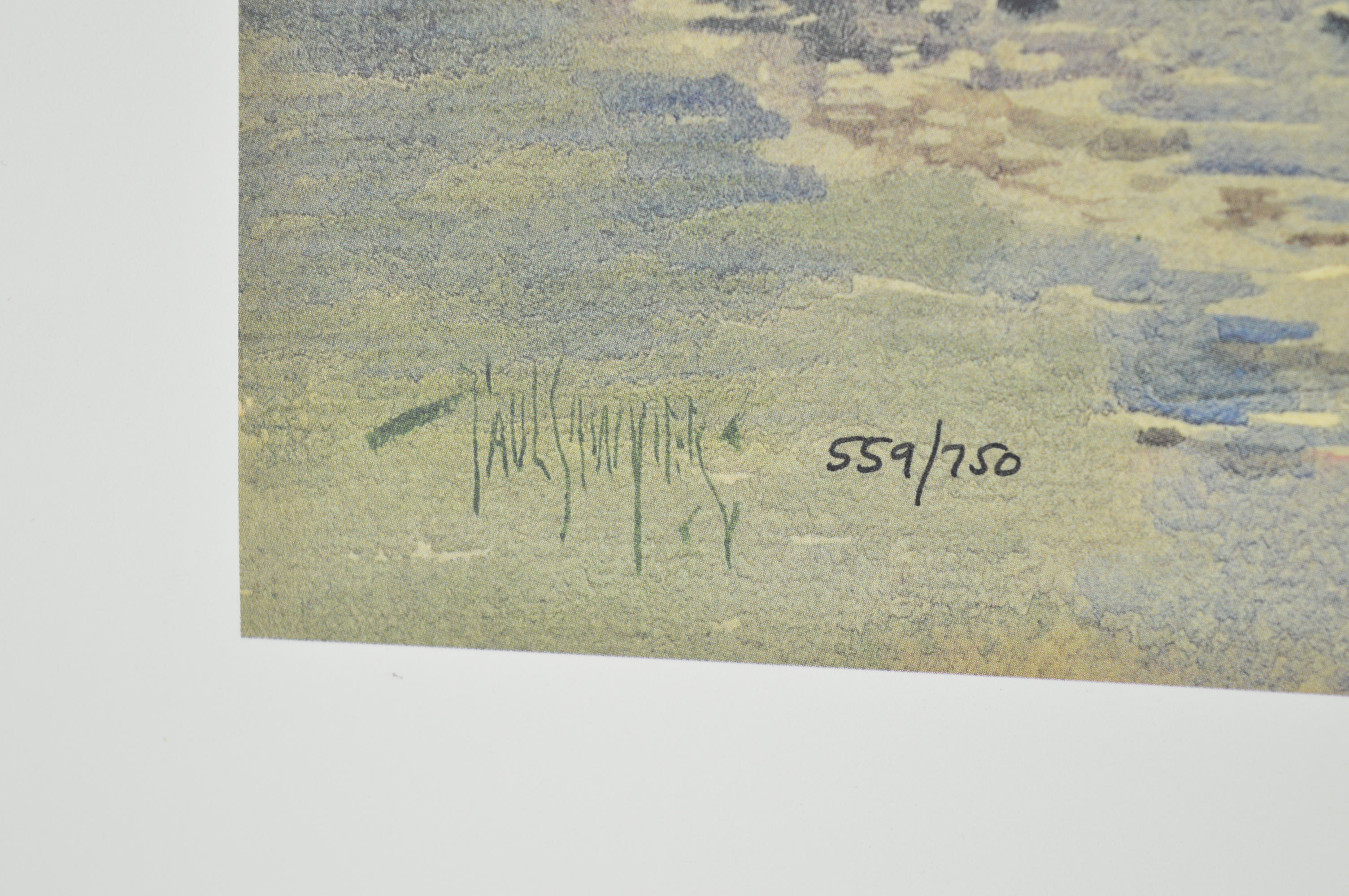 Paul Sawyier Limited Edition Prints "Knight's Bridge" and "View from Knight's Bridge"