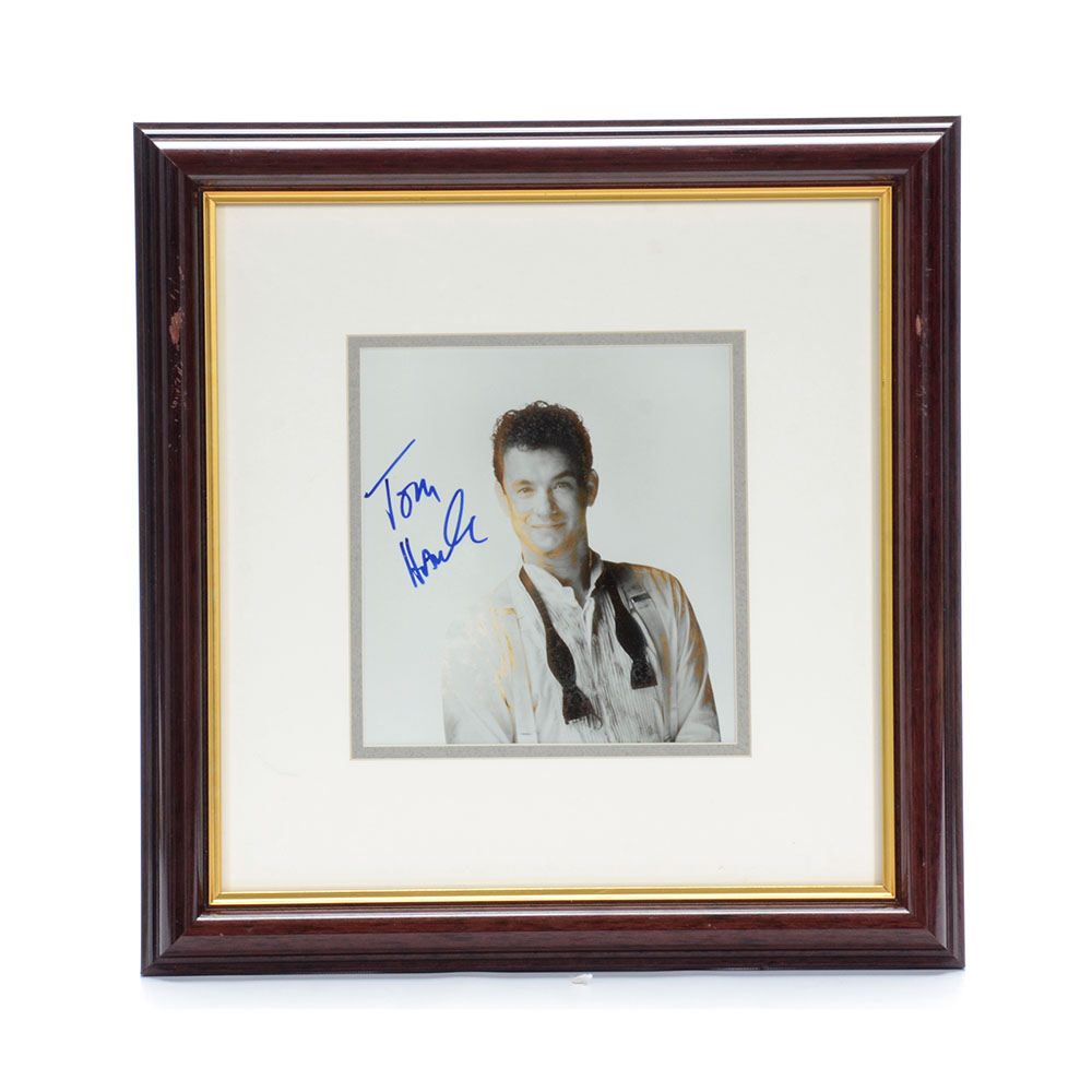 Silver Gelatin Photo of Tom Hanks Autographed  Visual COA