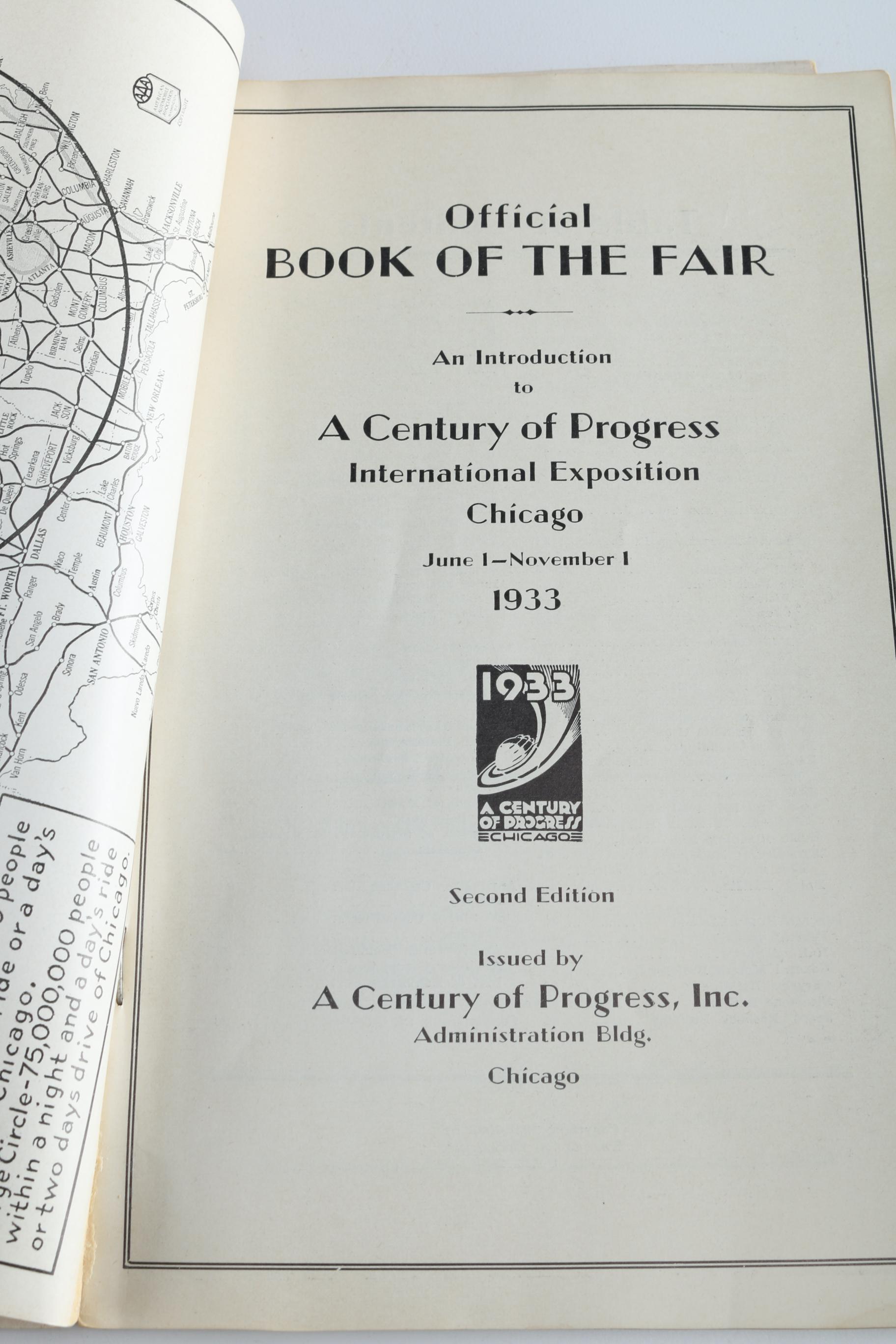 19th and Early 20th Century Photographs and 1933 Chicago Worlds Fair Souvenir Books