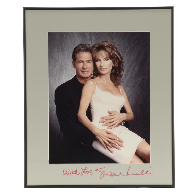 Framed Photo of Jack Scalia and Susan Lucci with Lucci Autograph