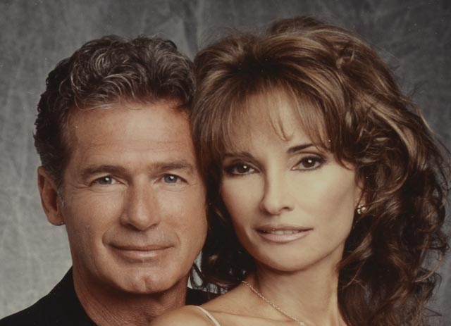 Framed Photo of Jack Scalia and Susan Lucci with Lucci Autograph